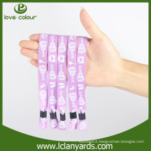 New style design custom fabric material wristbands for events